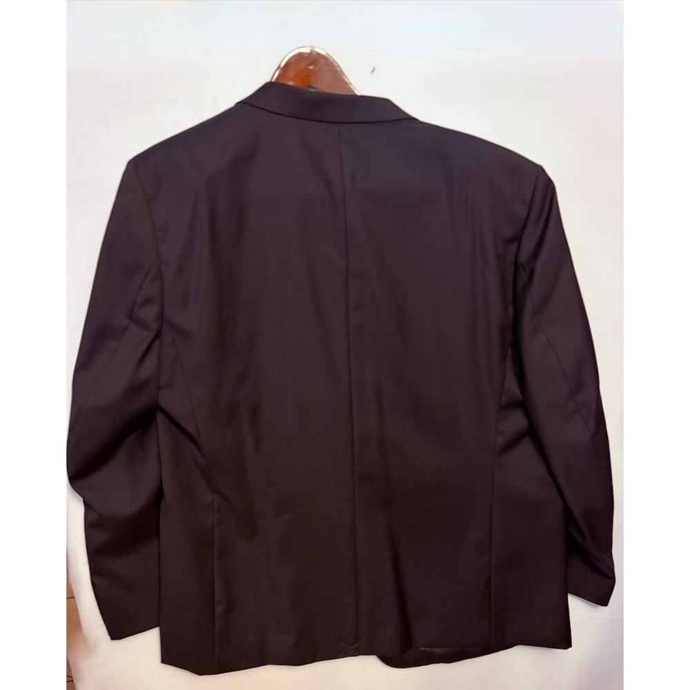 Lauren Ralph Lauren Men's 50R Black 100% Wool 2-Button Suit Jacket Blazer/Bag - Picture 10 of 16